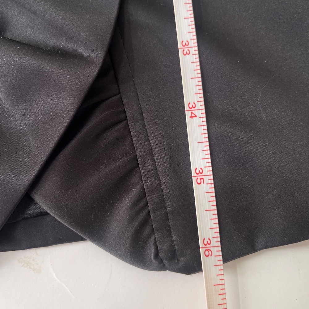 White House Black Market Black Trench Coat Size 00 - Picture 7 of 16